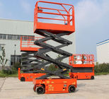 中国 オレンジ電気足場の上昇の移動式アクセスのプラットホームの適用範囲が広い操作 会社