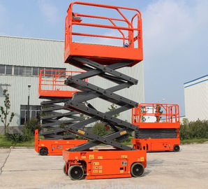 中国 オレンジ電気足場の上昇の移動式アクセスのプラットホームの適用範囲が広い操作 工場